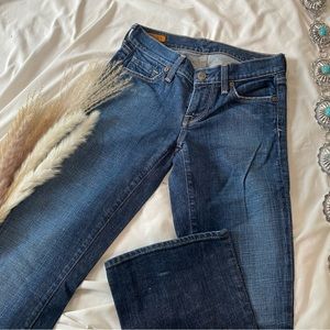 Citizens Of Humanity Nordstrom Anniversary Dark Wash Flare Jeans Size 24 Mom